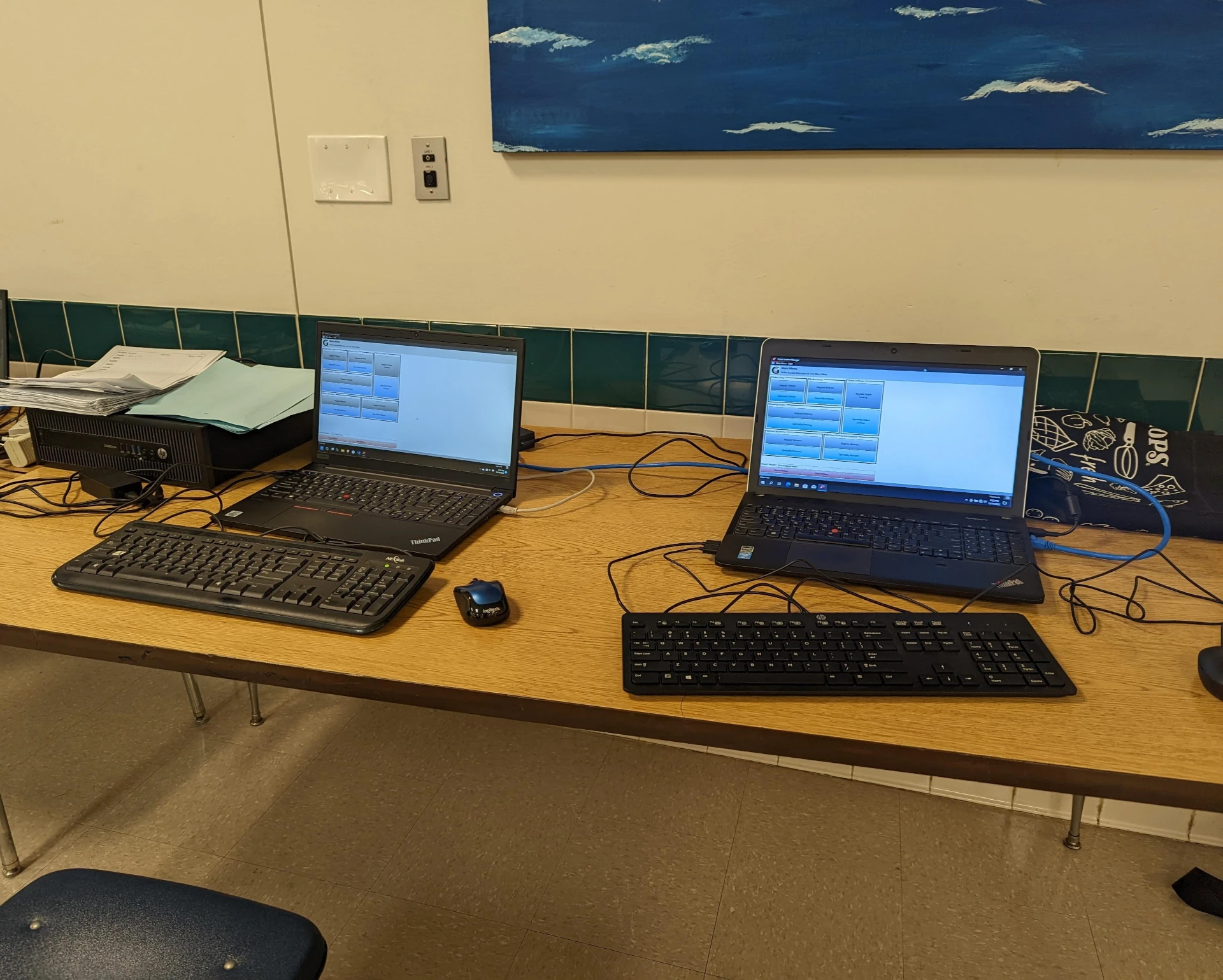 Setup from 2022 Theme Basket Auction