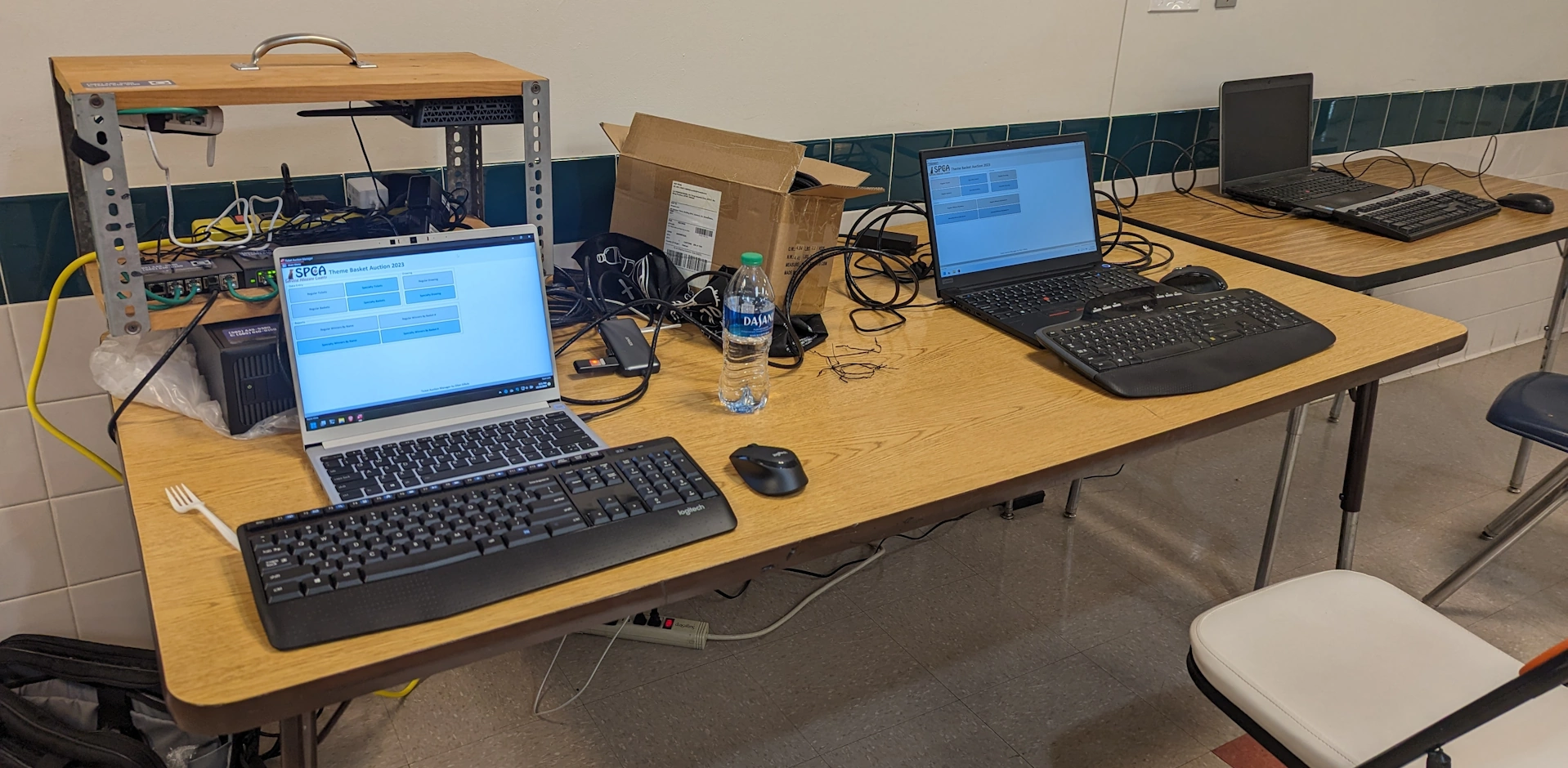 Setup from 2023 Theme Basket Auction
